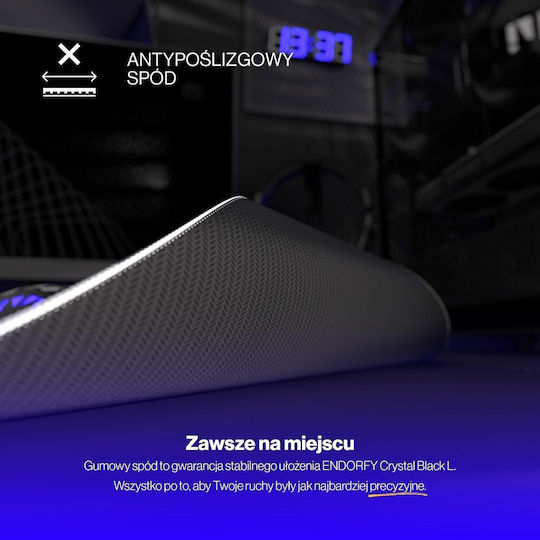 Endorfy Crystal Schwarz XL Mauspad