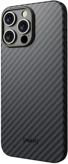 Nekit Задна корица Aramid Fiber 1мм Черен (iPhone 16 Pro)