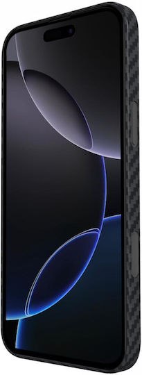 Nekit Задна корица Aramid Fiber 1мм Черен (iPhone 16 Pro)