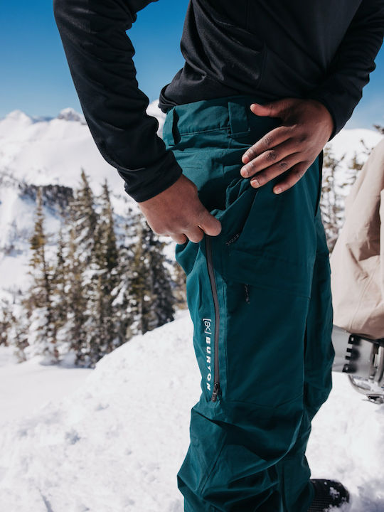 Burton Ak Gore Swash Snow 10022111304 Men's Trousers for Ski & Snowboard Green