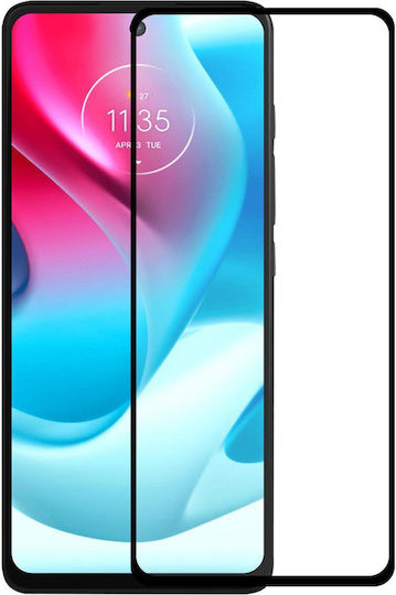 Vollflächig gehärtetes Glas Schwarz (Motorola Moto G15, OEM)