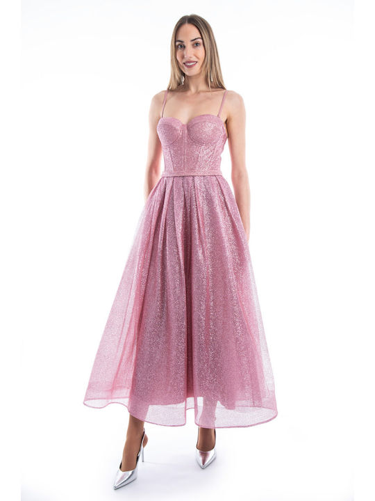 Farmaki Dress Wedding - Christening Pink