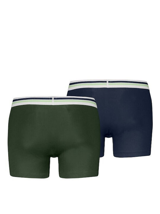 Levi's Men's Boxers 2Pack Green/Blue