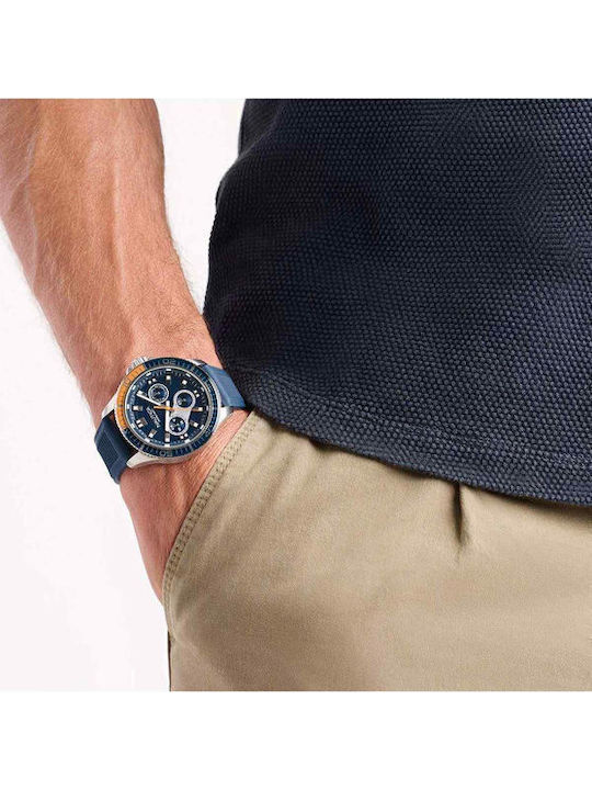 Nautica Ρολόι Μπαταρίας με Καουτσούκ Λουράκι