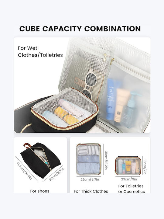 Lovevook Backpack 40lt Μαύρο / Μπεζ