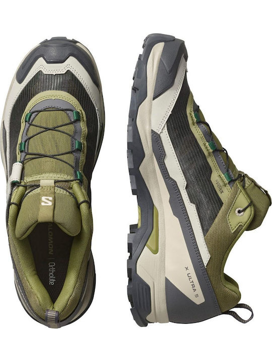 Salomon X Ultra Ανδρικά Ορειβατικά Παπούτσια Αδιάβροχα με Μεμβράνη Gore-Tex Γκρι