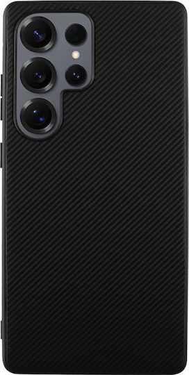 Volte-Tel Carbon Lift Back Cover Σιλικόνης Μαύρο (Galaxy S25 Ultra)
