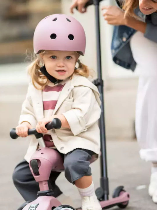 Scoot & Ride Παιδικό Κράνος για Ποδήλατο Πόλης Ροζ