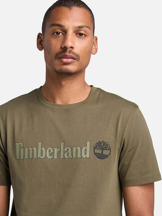 Kennebec River Linear T-shirt Khaki