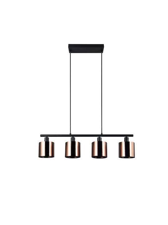 Trio Lighting Κρεμαστό Φωτιστικό Μπρούτζινο