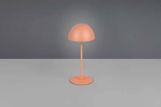 Trio Lighting Πλαστικό Πορτατίφ LED με Πορτοκαλί Καπέλο και Βάση