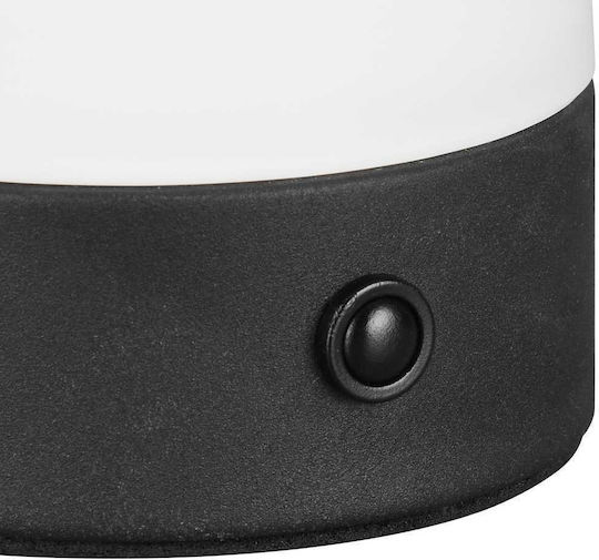 Trio Lighting Γυάλινο Πορτατίφ LED με Λευκό Καπέλο και Βάση