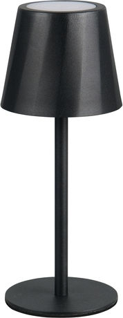 Trio Lighting Μεταλλικό Πορτατίφ LED με Μαύρο Καπέλο και Βάση
