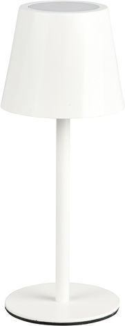Trio Lighting Metal Table Lamp LED with White Shade and Base