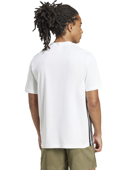 adidas Essentials 3-stripes T-shirt Λευκό