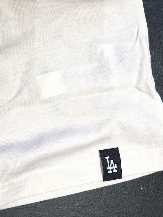 Los Angeles Dodgers Mlb Food T-shirt Off White