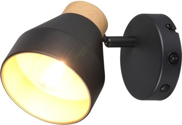 Trio Lighting Μονό Σποτ σε Μαύρο Χρώμα