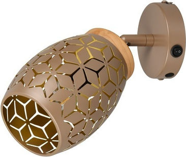 Trio Lighting Единично Спот в Кафяв Цвят