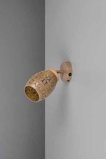 Trio Lighting Единично Спот в Кафяв Цвят