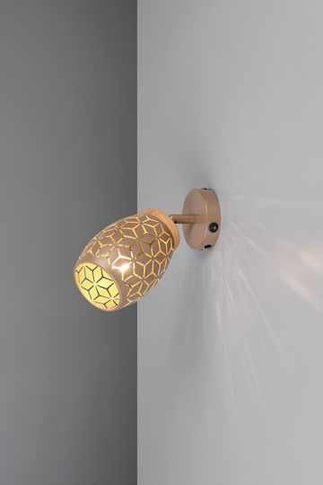 Trio Lighting Единично Спот в Кафяв Цвят
