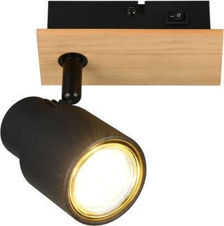 Trio Lighting Μονό Σποτ σε Μαύρο Χρώμα