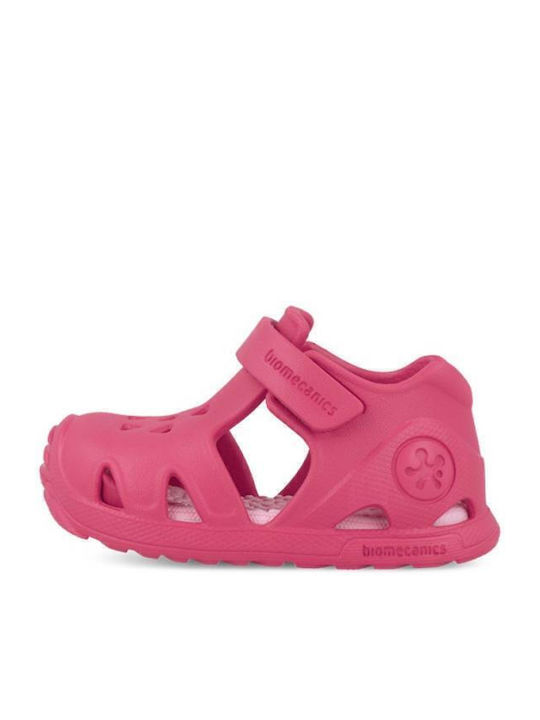 Children's Anatomical Beach Shoes Fuchsia
