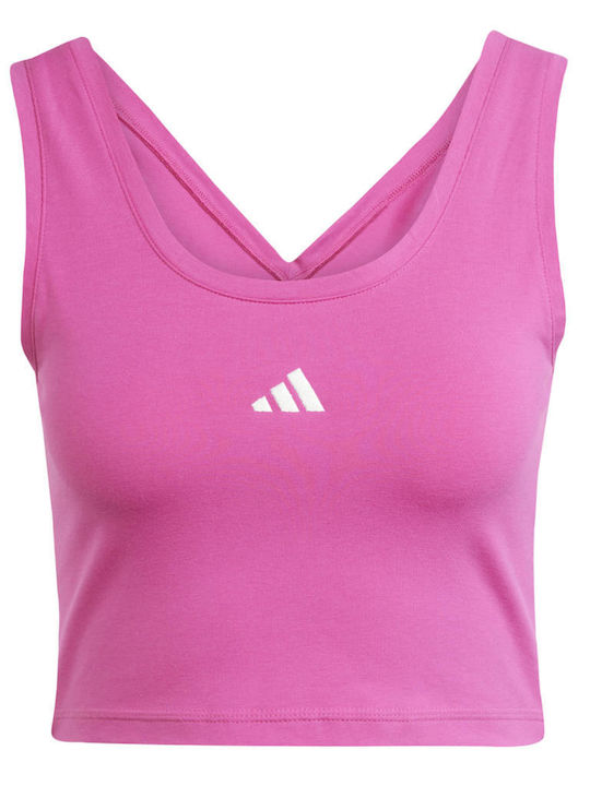 Essentials Damen Sport Bluse Ärmellos Pink