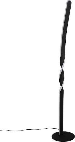 Trio Lighting LED Φωτιστικό Δαπέδου με Θερμό Λευκό Φως Μαύρο