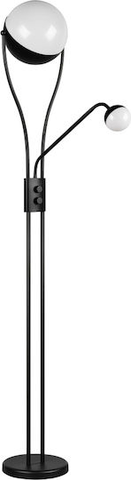Trio Lighting Chris LED Φωτιστικό Δαπέδου με Θερμό Λευκό Φως Μαύρο