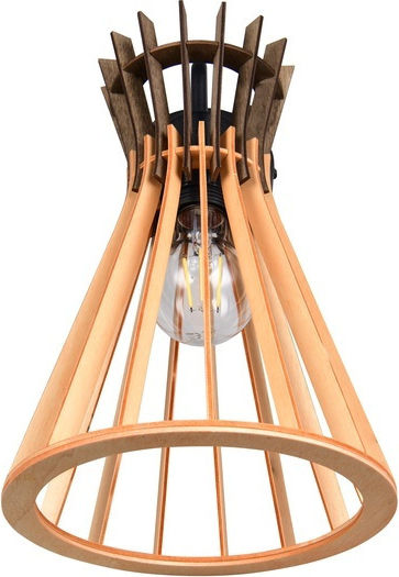 Trio Lighting Industrielle Wandleuchte Schwarz