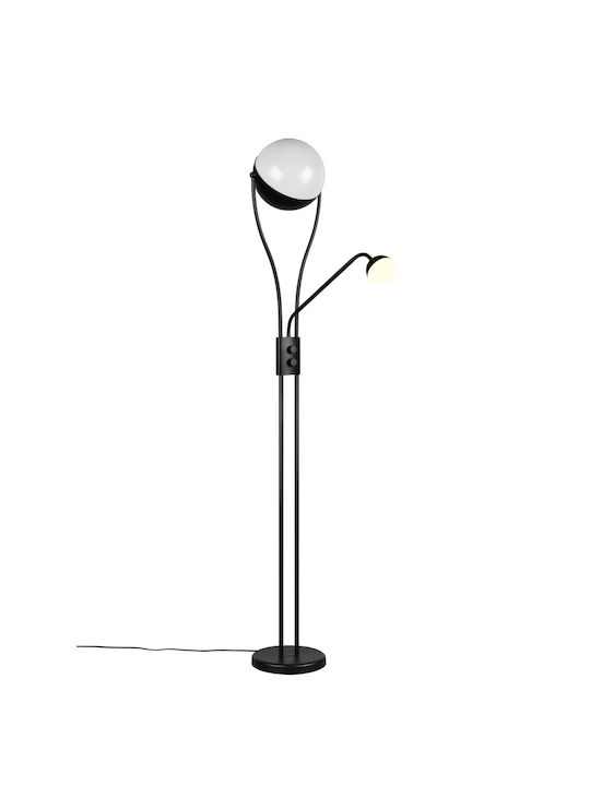 Trio Lighting Chris LED Floor Lamp with Warm White Light Black