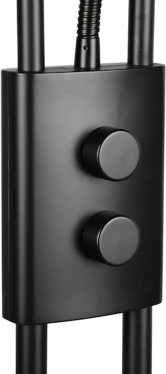 Trio Lighting Chris LED Φωτιστικό Δαπέδου με Θερμό Λευκό Φως Μαύρο