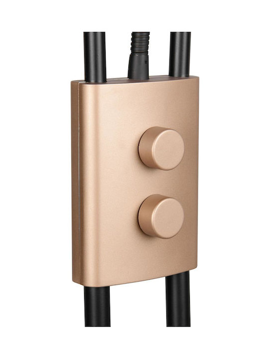 Trio Lighting Chris LED Floor Lamp with Warm White Light Brown