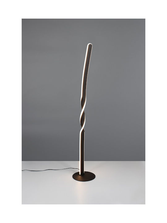Trio Lighting LED Φωτιστικό Δαπέδου με Θερμό Λευκό Φως Μαύρο