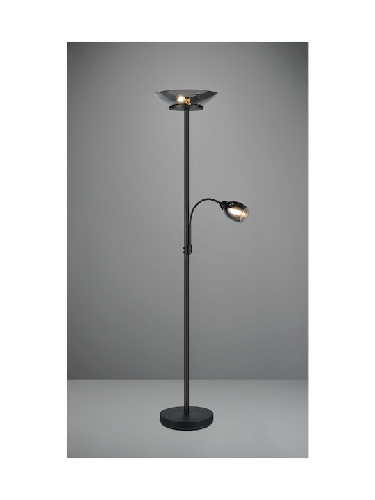 Trio Lighting Gerry Подова Лампа Черен