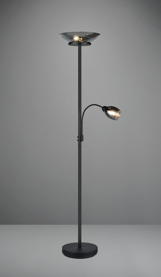 Trio Lighting Gerry Floor Lamp Black