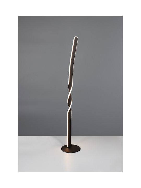 Trio Lighting LED Φωτιστικό Δαπέδου με Θερμό Λευκό Φως Μαύρο