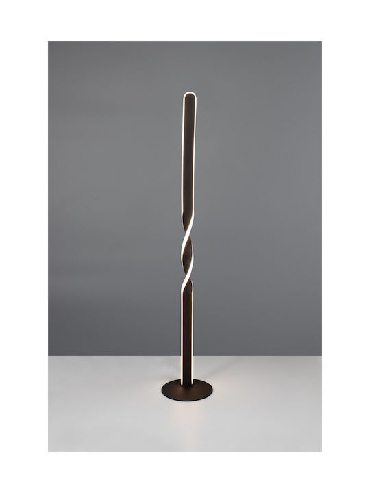 Trio Lighting LED Φωτιστικό Δαπέδου με Θερμό Λευκό Φως Μαύρο