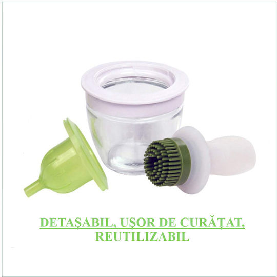 Pensulă de Gătit & Patiserie din Silicon cu Container 1pcs