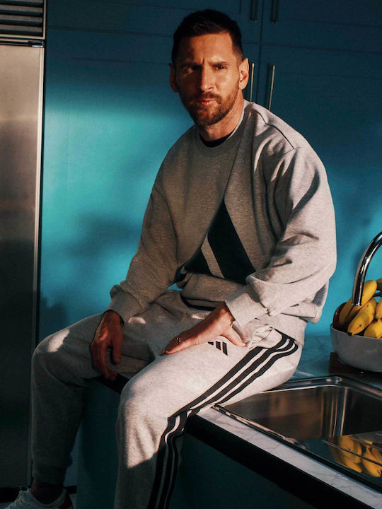 Big Logo French Terry Sweatshirt Grey