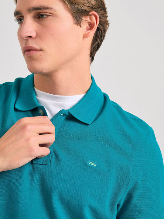 Polo T-shirt Petrol Blue