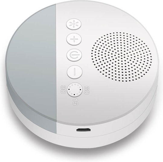 Edman A1 White Sounds Device 20 Hd Sounds Babies Adults Rechargeable Custom Time Night Light White Noise White