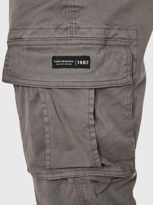 Funky Buddha Trousers Cargo Gray