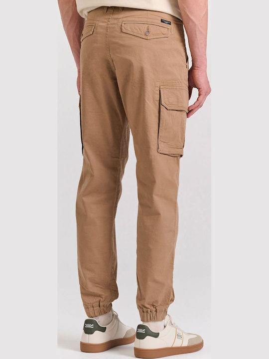 Trousers Cargo in Regular Fit Beige