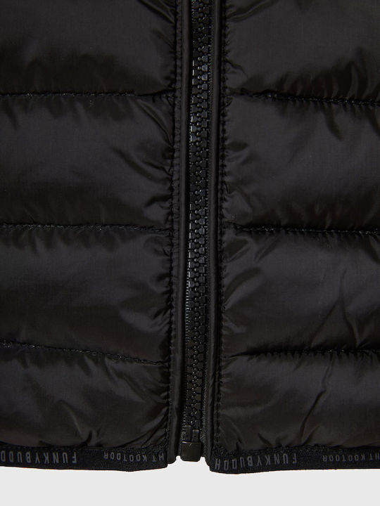 Sleeveless Jacket Puffer Black