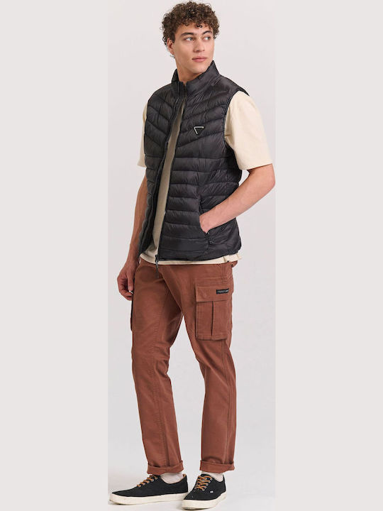 Sleeveless Jacket Puffer Black