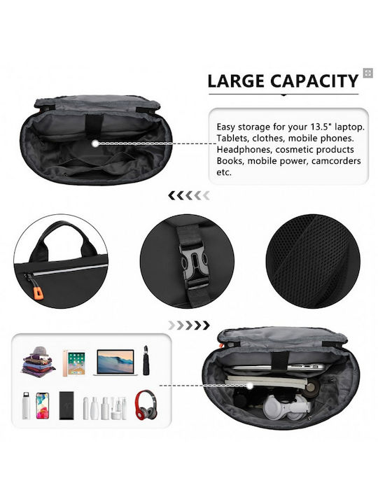 Miss Lulu Miss Lulu Laptoptasche Für Laptop 15.6 Mit USB-Anschluss In Schwarz