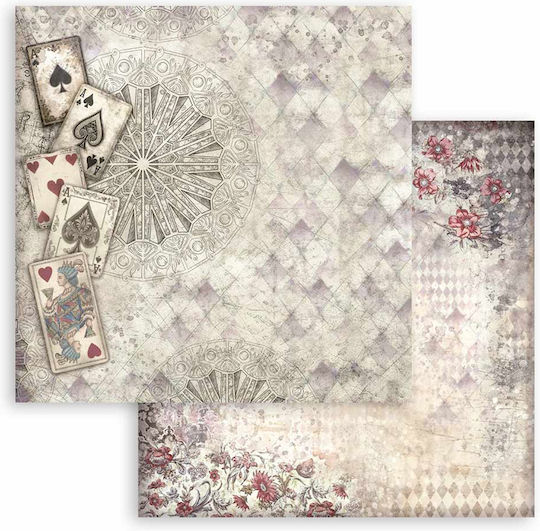 Scrapbooking Papers 10pcs 30.5×30.5cm Stamperia Master Magic Backgrounds
