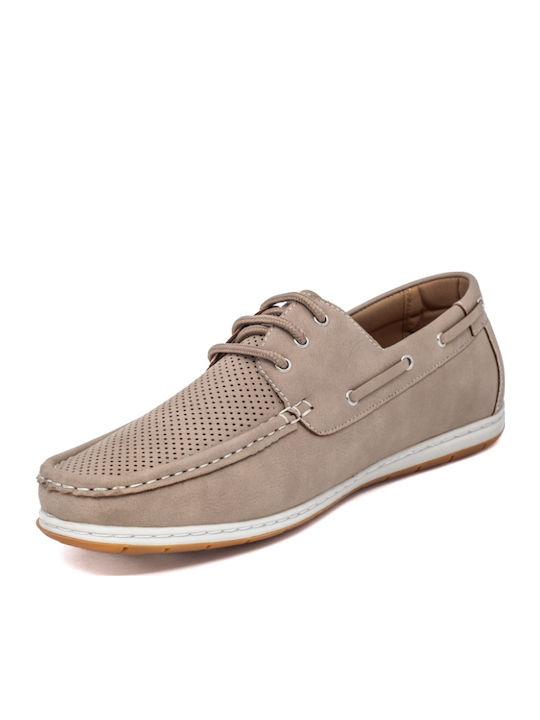 Ανδρικά Boat Shoes σε Μπεζ Χρώμα