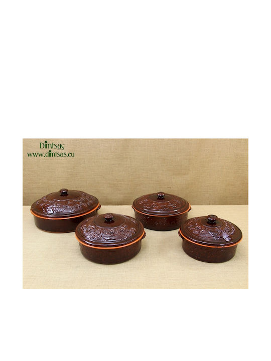 Dutch Oven Round Ceramic 4lt 1pcs